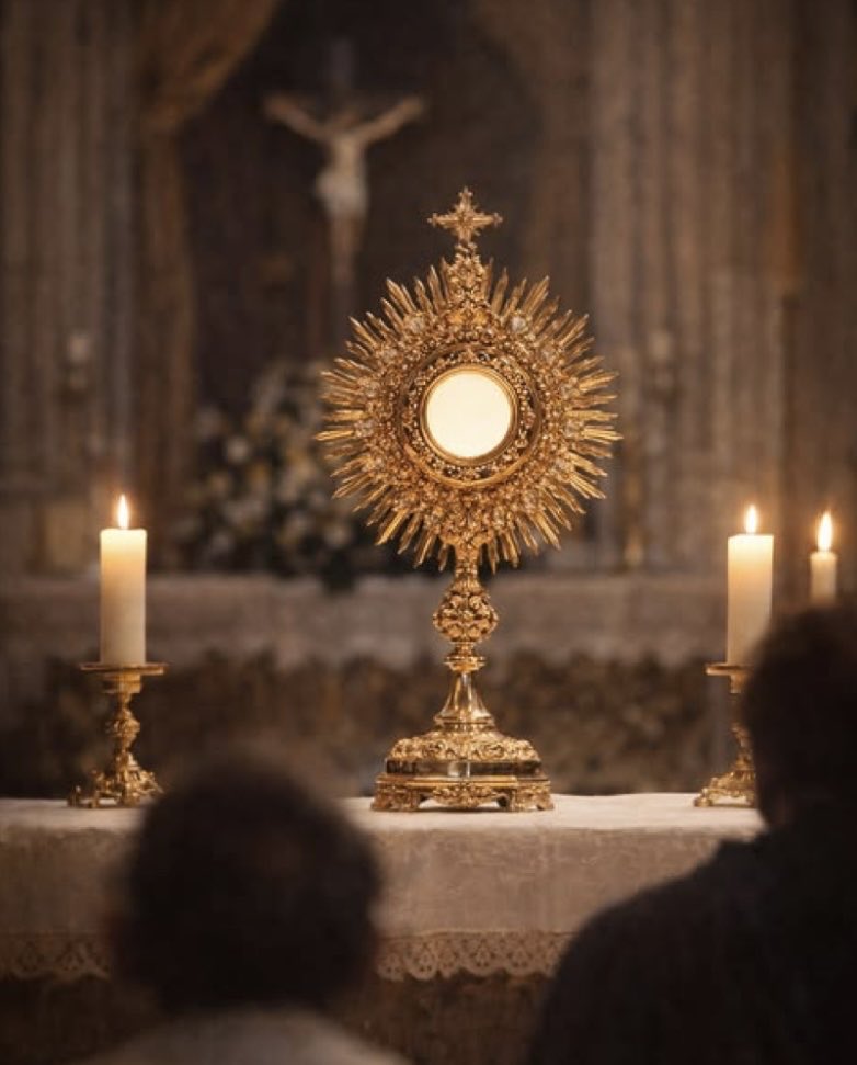 Ana54654240's tweet photo. .
Adoração ao Santíssimo ✨✝️🛐✨

Seja Amado e Adorado a todo o momento, Jesus no Santíssimo Sacramento!

"Quando passamos uma hora diante de Jesus Eucarístico, algo do Céu entra silenciosamente na alma."
__Fulton Sheen https://t.co/3xX0rTSRA9