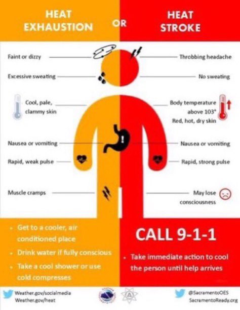 BowieVFD's tweet photo. Extreme Heat Warning!
Please limit outside activity and stay hydrated. Be aware of the danger signs. https://t.co/rgKNnhheph