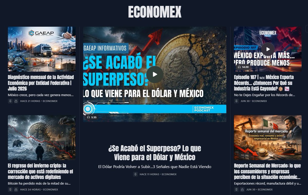 alejandrogomezt's tweet photo. ❤️ Si te gustó este resumen, dale Like, 🔁 RT y sígueme para recibir todos los días el análisis económico y financiero más relevante de México y el mundo.

📩 Y si quieres acceder a análisis exclusivos, reportes estratégicos y contenido premium para empresarios y tomadores de decisión, suscríbete a https://t.co/8B7cj5kxS6. 🚀📊