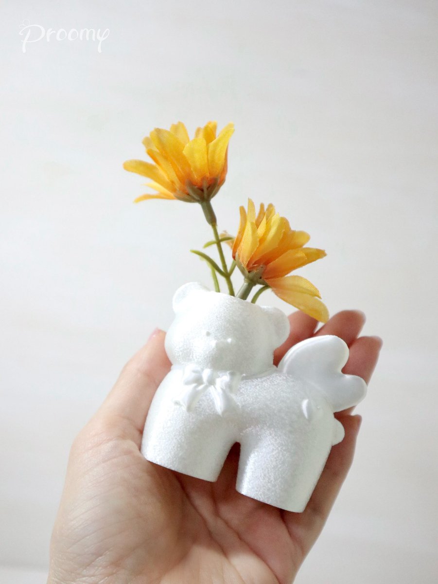 NEW🧚‍♀️✨ 妖精くまがインテリアに！ 花瓶にもペン立てにもなります