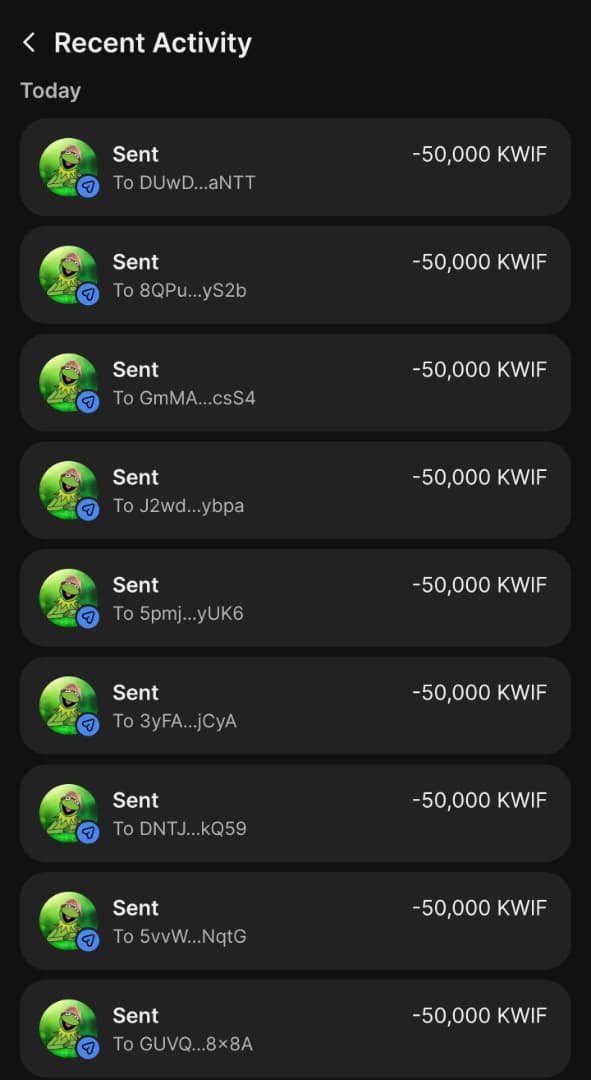 Kermitwifhat's tweet photo. Every wallet gets 50,000 $KWIF ⚡️

Just drop your $SOL address 👇

Follow @Kermitwifhat &amp; RT 🔄

900 First ⏳

#SolanaAirdrop #Solana https://t.co/5jtJvxCfn2