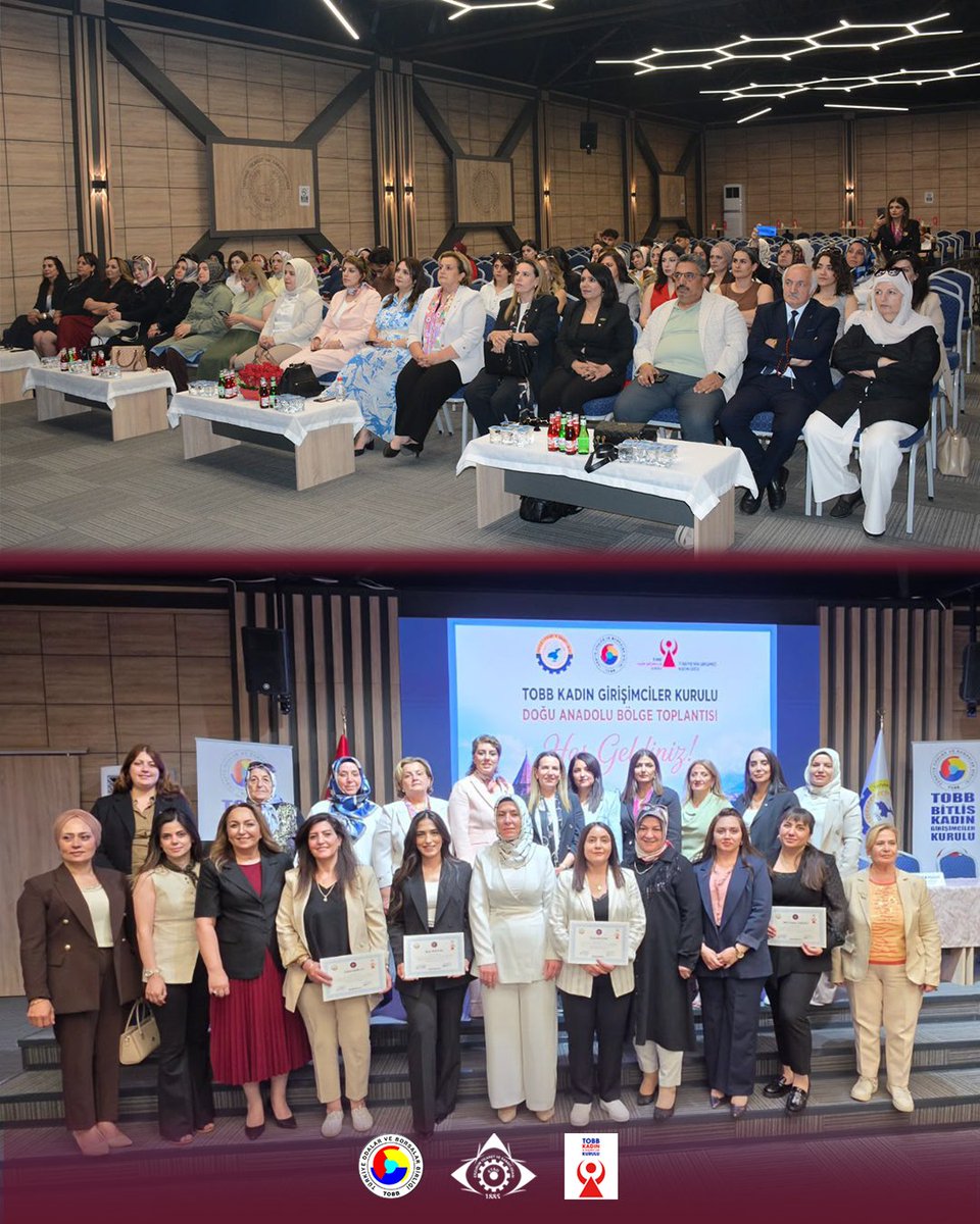 ERZURUMTSO's tweet photo. TOBB Kadın Girişimciler Kurulu Doğu Anadolu Bölge Toplantısı, Tatvan TSO ev sahipliğinde düzenlendi. 🏢

TOBB Erzurum Kadın Girişimciler Kurulu Başkanımız Kübra Alioğulları ve bölge il başkanlarımızın katılım sağladığı toplantıda; kadın girişimciliğini güçlendirecek adımları ve bölgesel iş birliklerini değerlendirdik. 💼

📍 Toplantıda Öne Çıkan Başlıklar:
✅ Kadın girişimciliğinin artırılmasına yönelik bölgesel çalışmalar
✅ İller arası iş birliği ve koordinasyonun güçlendirilmesi
✅ Bölgesel kalkınmaya katkı sağlayacak ortak projelerin geliştirilmesi

Programa çevrim içi katılarak vizyonlarını paylaşan TOBB Kadın Girişimciler Kurulu Başkanımız Sayın Nurten Öztürk'e ve organizasyonda emeği geçenlere teşekkür ediyoruz. Kadın girişimcilerimizin gücüyle bölgemizin ekonomisine katkı sunmaya devam edeceğiz. 📊

@RHisarciklioglu  @TOBBiletisim @tobb_kgk