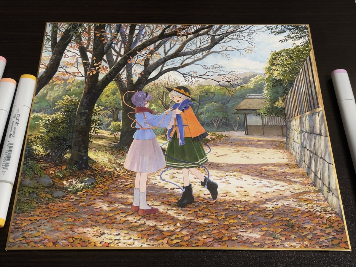 shiratamaha's tweet photo. #このタグを見た人はラフ画とその完成絵を見せる https://t.co/XWtqumQA0E