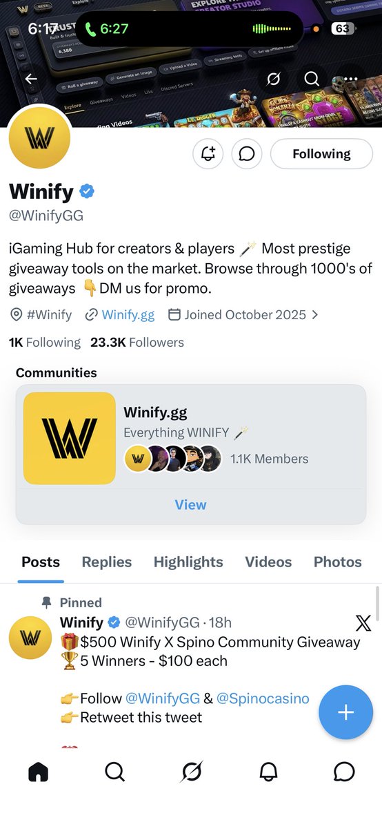 Sumath22's tweet photo. @WinifyGG @Spinocasino Me https://t.co/WL6d70td1C