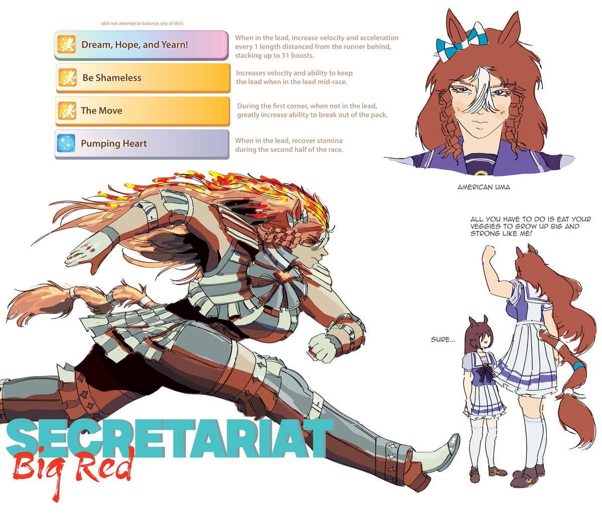Katalact's tweet photo. secretariat concept
 #umamusume https://t.co/QyozwTgj16