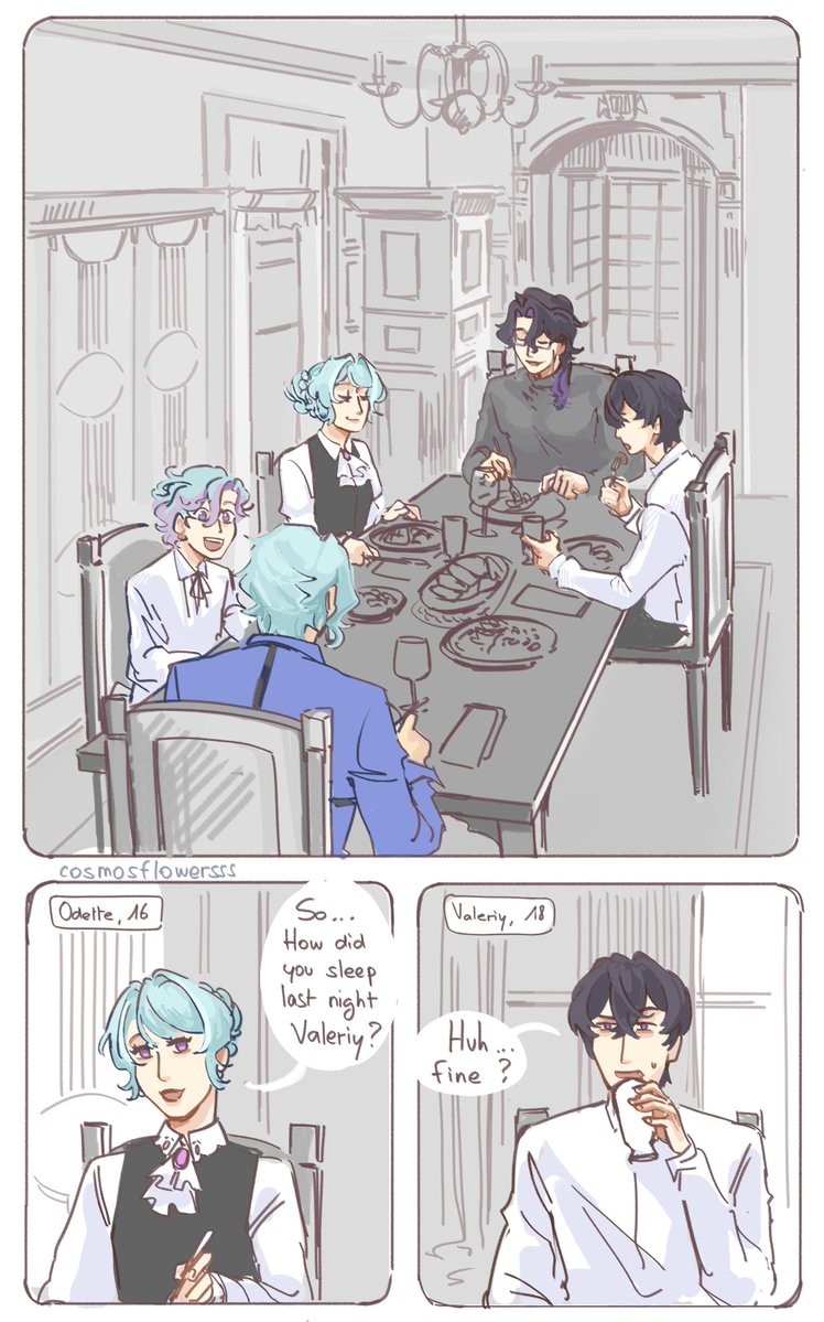 cosmosflowersss's tweet photo. #dottolone family dinner 
[1/3] https://t.co/VLwP1I4Zoa