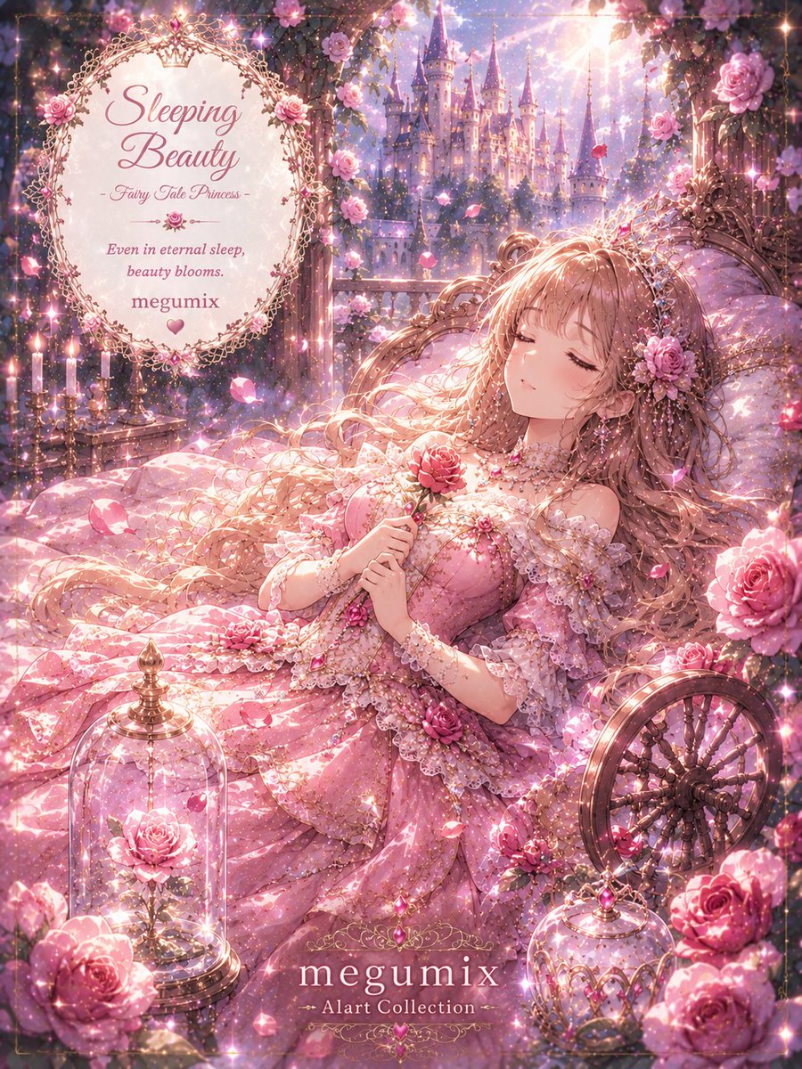 眠れる森の美女…とは何かが違うような気がしますが、今回もかわいく