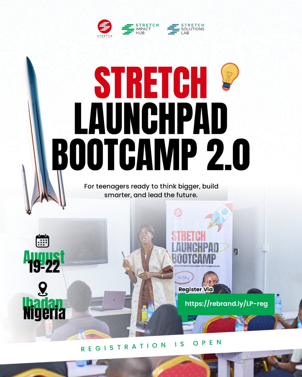 stretch_int's tweet photo. This is not just a holiday program to pass the time. It is a selective experience designed to completely rewire how your child views problems, opportunities, and their own potential. 

But before the bootcamp, we need to have a conversation with the parents. https://t.co/JeiwkoMbre