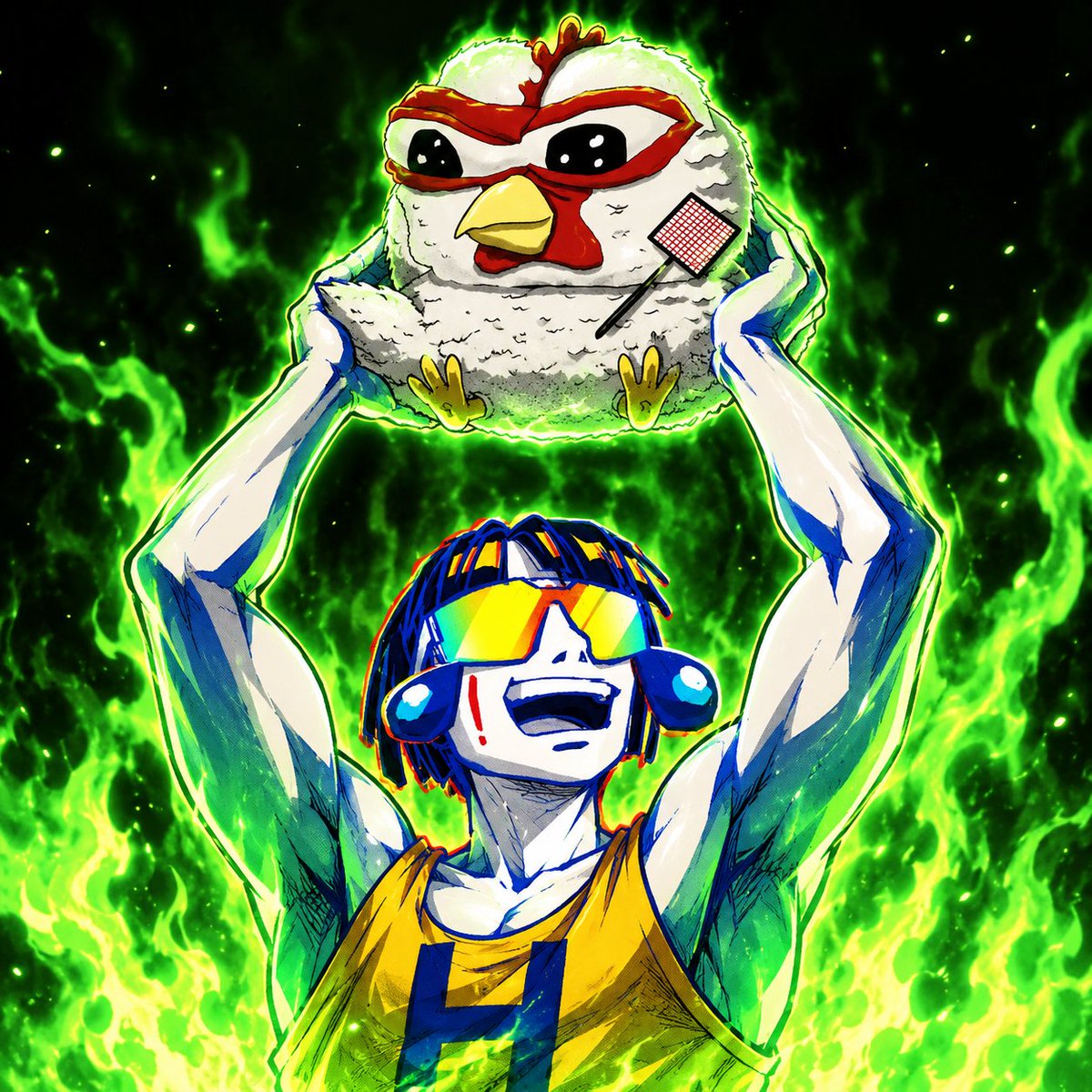 chickenapu's tweet photo. @slingoorio Hello Slingoor! 

I guess you like chickens and money, nothing else, huh?

We just sent some supply to you https://t.co/C7SzQZ2fJ1