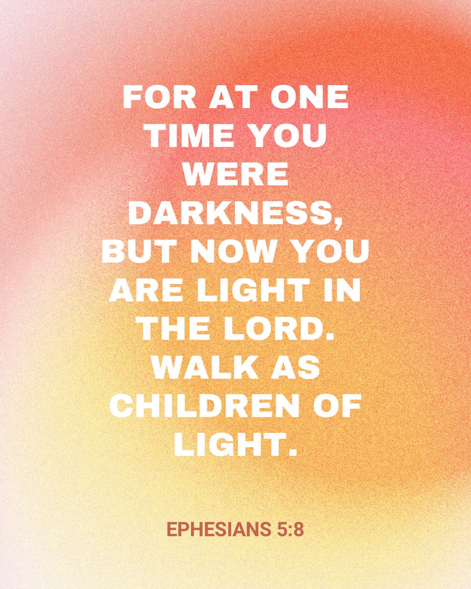 _kingdomthreads's tweet photo. The gospel doesn’t just change where we’re going—it changes who we are. Through Christ, we have been brought out of darkness and into His marvelous light.

Today, walk in the light and let your life point others to Christ. ✨

#Ephesians58 #WalkInTheLight#JesusSaves https://t.co/OSCdxA8xeS