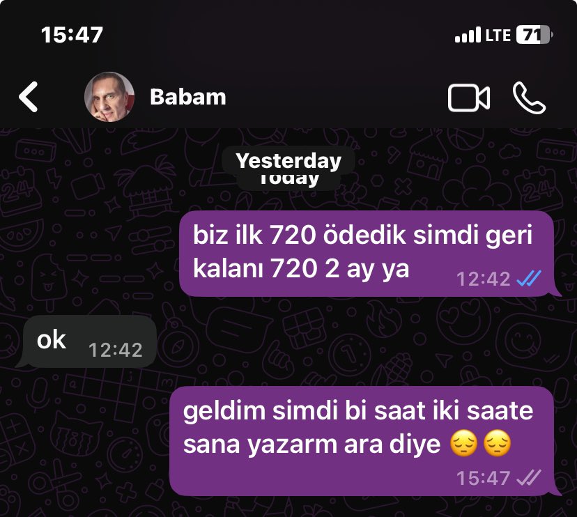 rivvviii's tweet photo. istemedigim bi date geldim babamı ayarladım beni aricak erken kalkıcam https://t.co/KRazq4Sbun