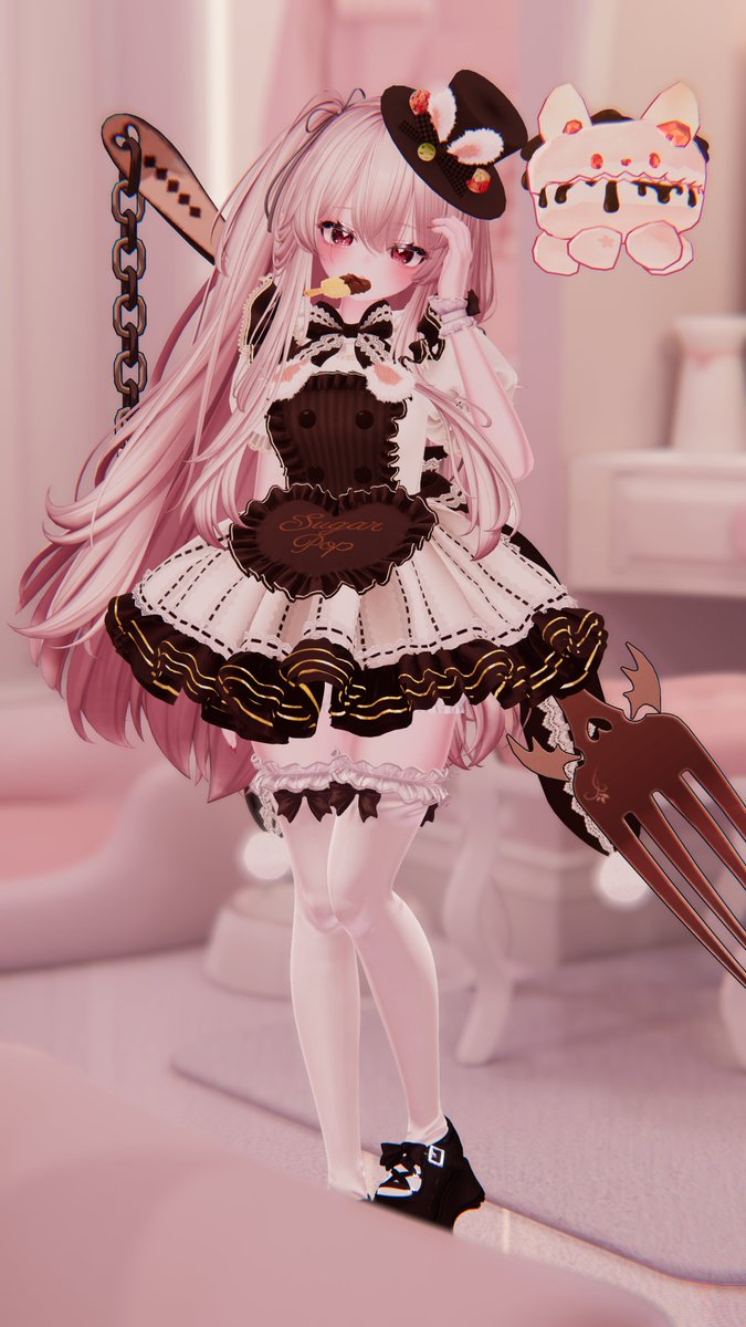 oriusa_vrc's tweet photo. スコフィちゃん当たった！やったぁ！早速ペットギミックを…！！かわいい～！！！！ https://t.co/7njkjuLmml