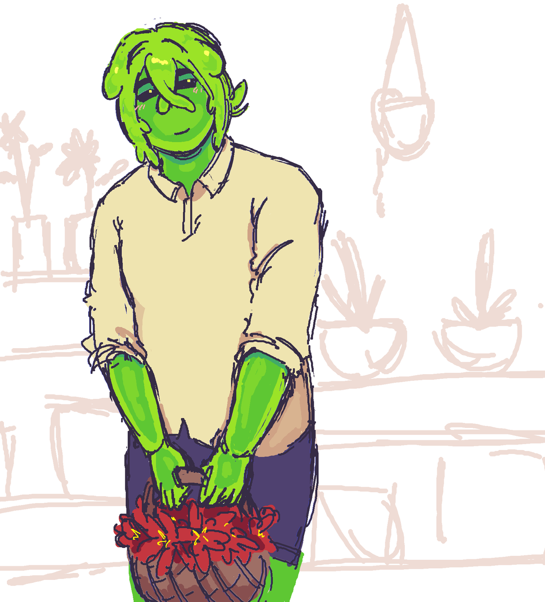 pitayaism's tweet photo. haven't been drawing a lot lately so heres an mspaint avery to compensate for it #averythemayo https://t.co/LKSdbBxKpR