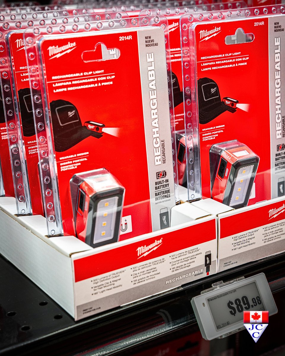 JCCayer's tweet photo. The new Milwaukee Rechargeable Lighting lineup has arrived at JC Cayer! 🔴⚡
👉 Shop now at JC Cayer:
2014R: https://t.co/OMACqRsx6A
2015R: https://t.co/KbFQ7bGZIS
2016R: https://t.co/NYQ45JM7Aj
#MilwaukeeTools #RechargeableLighting #WorkLights #NothingButHeavyDuty #JCcayer https://t.co/F8EejxPR09