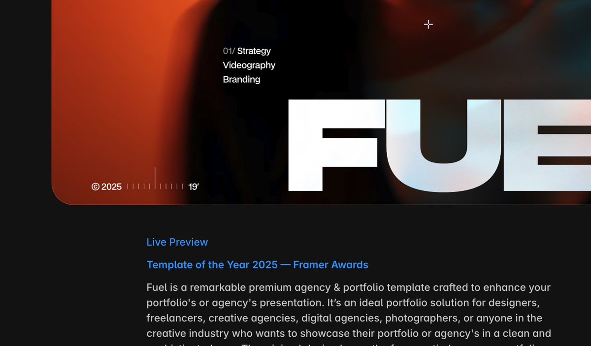 essadonzo's tweet photo. Hey @Framer Any chance to make the preview button visible? I honestly feel it shouldn't be hidden. Many creators now add "Preview" at the top of their template descriptions, which feels like a workaround for something the button already solved. @aandreug @jornvandijk https://t.co/Q4EGYL0CS3