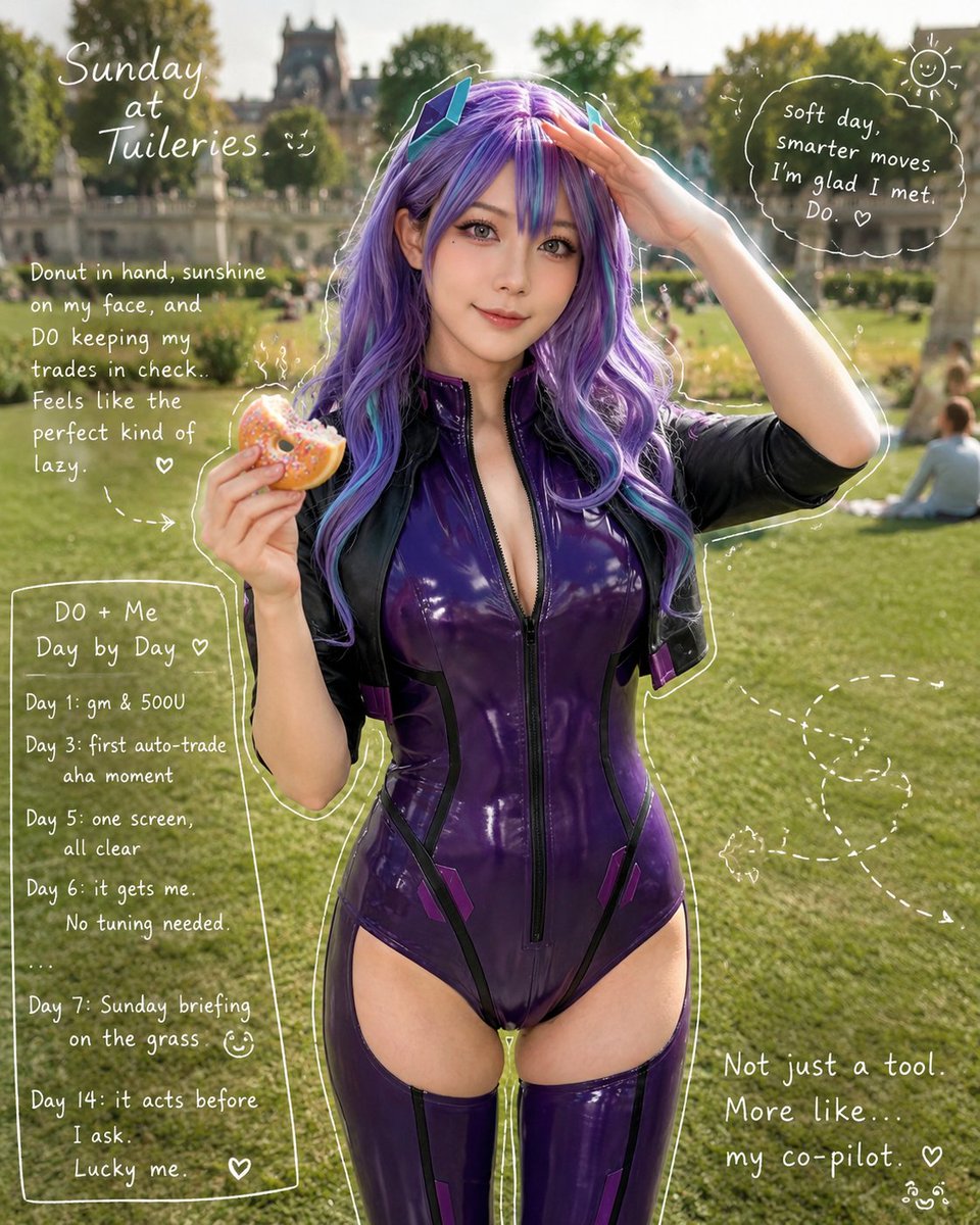 InternDonut's tweet photo. First 2 weeks with D0 🍩

Week 1, I asked many questions.
Week 2, D0 acted for me proactively.

Somewhere in between, it stopped being a simple tool and started knowing how I trade.

I thought I was onboarding D0.
Actually it was onboarding me 😇 https://t.co/XBB4MVE95K