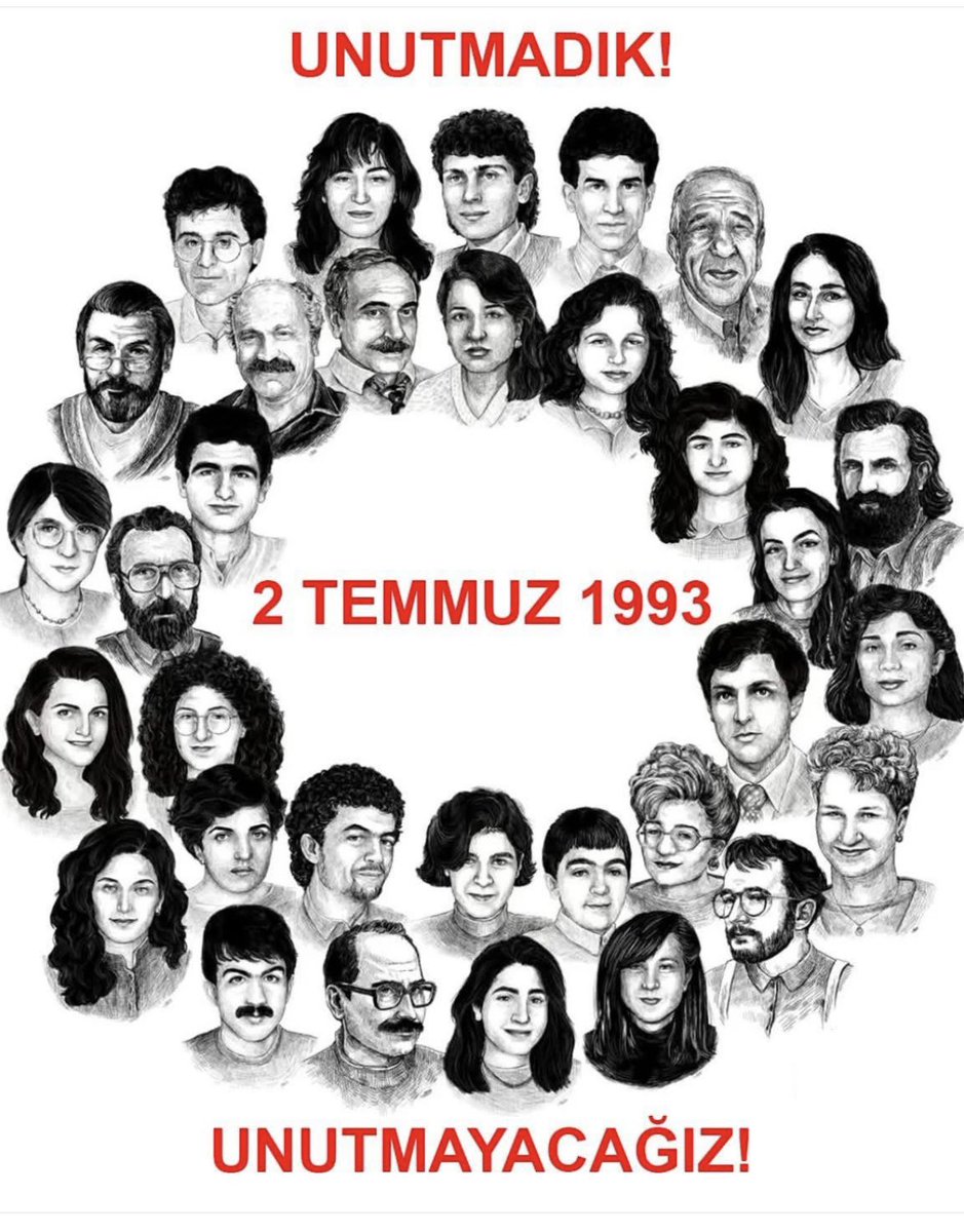 larem_12's tweet photo. 2 Temmuz 1993
Sivas Madımak Katliamı,
İnsanlığa karşı işlenmiş bir suçtur.
İnsanlığa karşı işlenmiş suçların zaman aşımı yoktur.

Sivas davası insanlık davasıdır... https://t.co/rpKeeHy01M