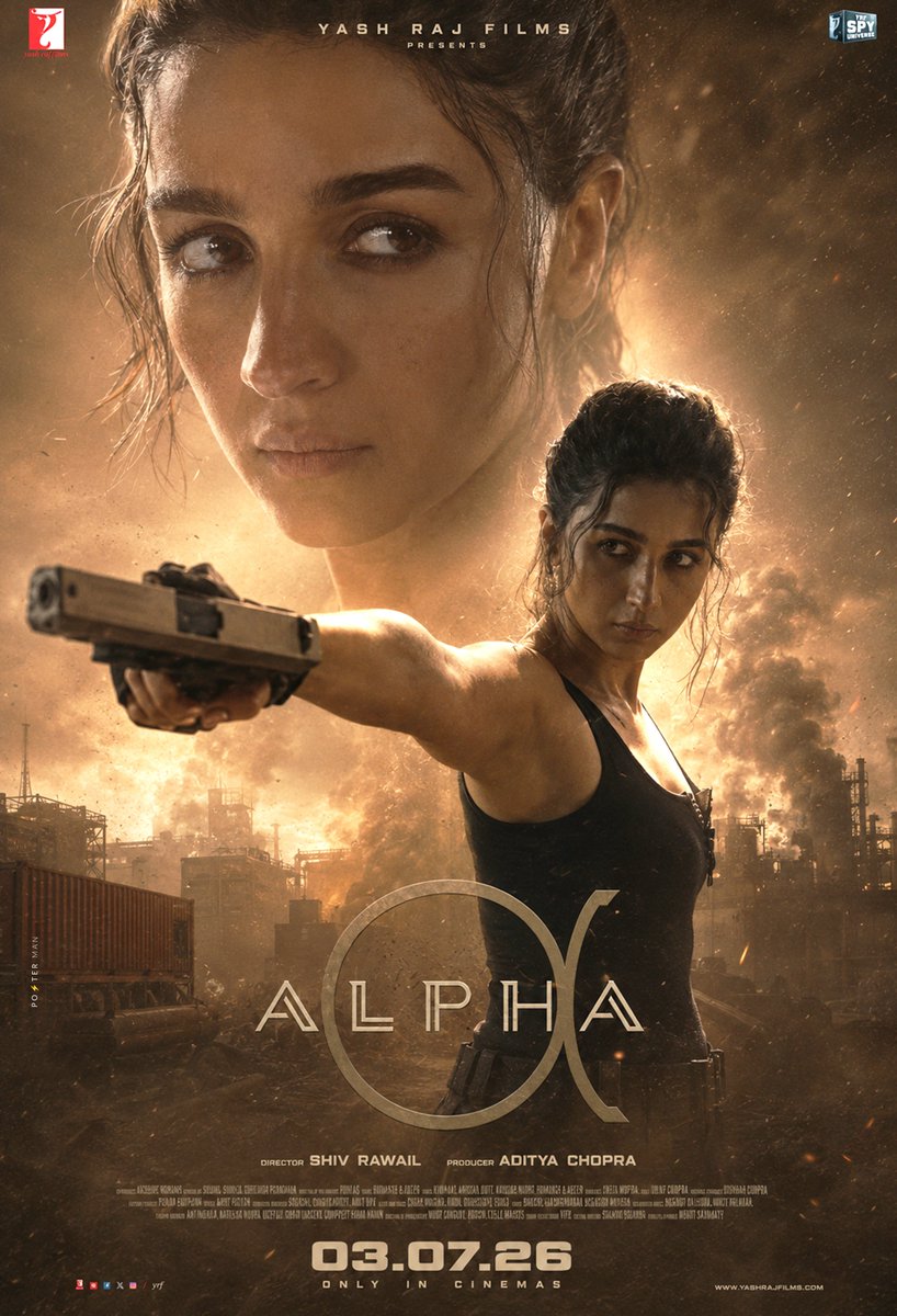 PostermanOffl's tweet photo. Not a spy. A storm..
No mercy. No limits. Only Alpha 💥
#Alpha | The First Kill is Coming 3rd July Worldwide Release
#AliaBhatt #YRFSpyUniverse #AlphaOnJuly3rd #PosterMan https://t.co/hIHWhcYAb8
