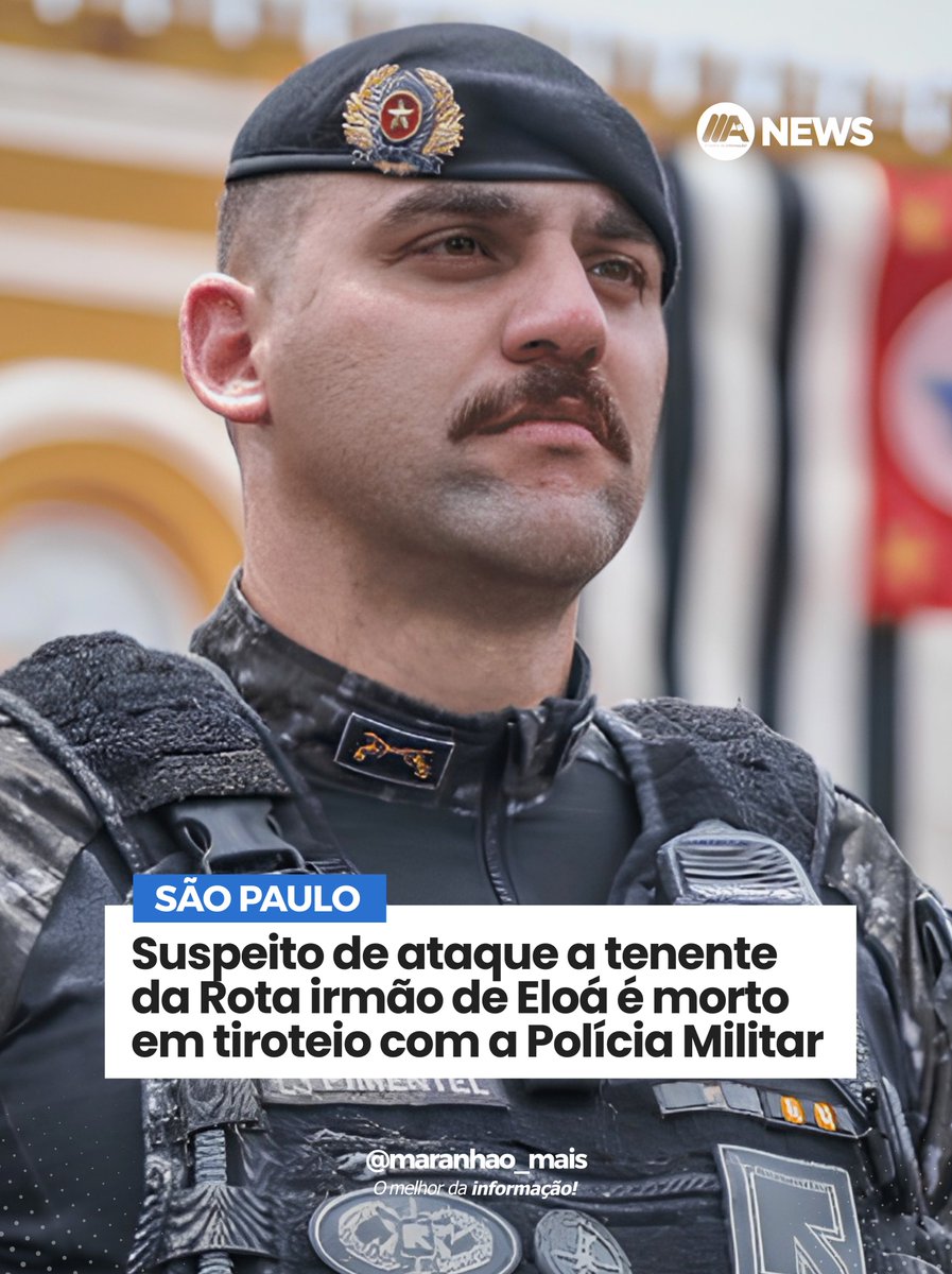 ma_mais_'s tweet photo. Um suspeito de participar do ataque contra o tenente da Rota Ronickson Pimentel foi morto em confronto com policiais militares. PM informou que equipes receberam denúncia sobre o suspeito. "Durante a averiguação, na região de Guaianases, o homem confrontou as equipes policiais. https://t.co/kXtACVO5zW