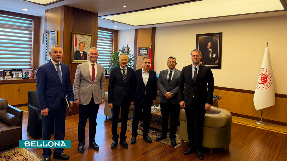 bellona's tweet photo. T.C. Ticaret Bakan Yardımcımız Sn. Ö. Volkan Ağar’ı makamında ziyaret ederek güncel ticaret konuları, ihracat gündemi ve global pazarlardaki büyüme hedeflerimizi değerlendirdik.

Kıymetli ev sahiplikleri ve destekleri için teşekkür ederiz.

#Bellona #İhracat https://t.co/l8iW88alKD