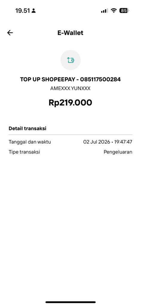 maerynu's tweet photo. barusan top up shopeepay ke sppay ku tapi kok belum masuk ya tapi di histori mbangking wondr masuk @BNI https://t.co/FR8LyIJIu5