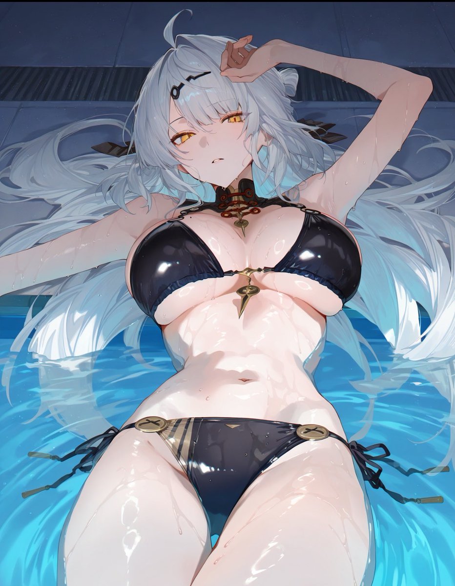 むちゃページ Yi xuan summer relaxation~ SFW illustration #Yixuan