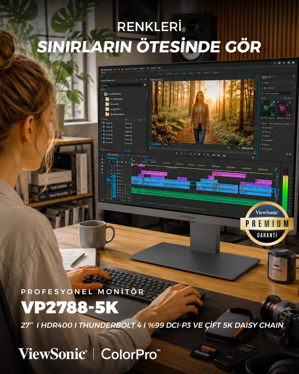 ViewSonicTR's tweet photo. 🎨 Yaratıcılık için üst seviye doğruluk ve güç!

VP2788-5K, %99 DCI-P3 geniş renk gamı ve HDR400 desteğiyle profesyonel içerik üretiminde kusursuz renk doğruluğu sunar. https://t.co/6eUoyun9FS
