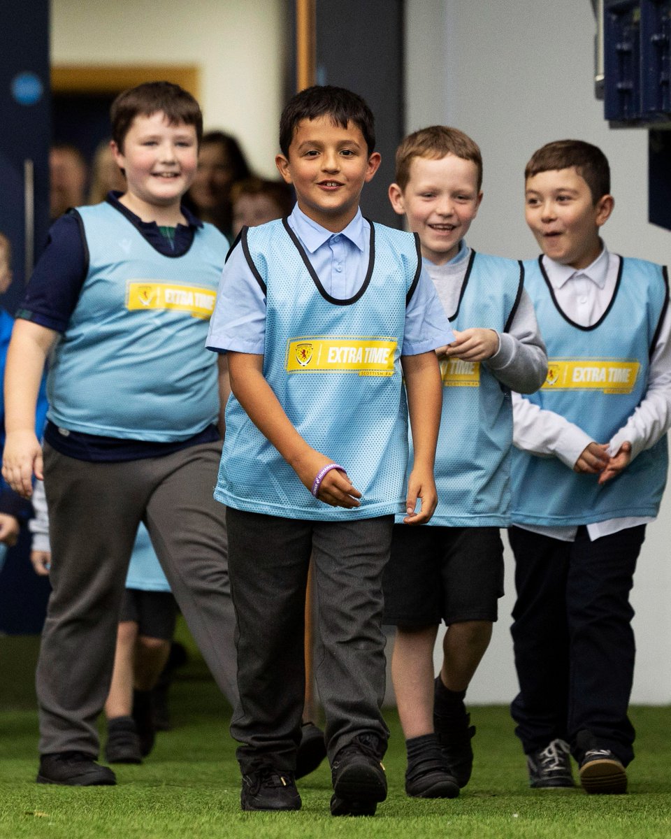 ScottishFA's tweet photo. "Extra time is helping children to thrive, building their confidence and improving their wellbeing."

We're pleased to share our Extra Time Evaluation Report, which illustrates the positive impact the programme has for families across Scotland.

Find out more ⤵️