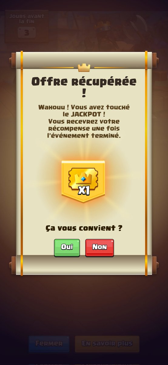 test205xl's tweet photo. @Ouahleouff_Just @YouTube Un p'tit pass royale je prends 😁
Ça tombe bien je l'avais pas prit ce mois ci 😁 https://t.co/vcScT319uG