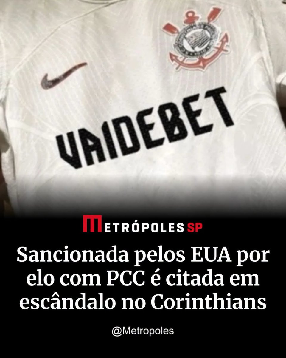 SensoCrtico1's tweet photo. A Victory Trading, uma das empresas sancionadas pelo Departamento do Tesouro dos Estados Unidos por elo com o Primeiro Comando da Capital (PCC), é alvo da investigação sobre o escândalo da Vai de Bet no Corinthians e teria usado o vínculo com o clube paulista para lavar dinheiro da fação criminosa.

Sem citar nominalmente o Corinthians, o governo americano relembra que Victor Shimada, dono da Victory Trading, foi preso em janeiro de 2025 pela Polícia Federal (PF) por “lavar dinheiro ilícito de um clube de futebol brasileiro em um esquema fraudulento de patrocínio”.  Shimada foi solto duas semanas depois.

Embora a Polícia Civil paulista tenha conduzido o inquérito principal do caso Vai de Bet, a PF e agências internacionais atuam em paralelo devido à infraestrutura transnacional da fraude.

As investigações sobre lavagem de dinheiro no clube paulistano tiveram origem na delação de Vinícius Gritzbach, assassinado em novembro de 2024, no Aeroporto Internacional de São Paulo, em Guarulhos.

A Victory Trading era usada como uma empresa intermediária que fazia parte da teia usada para dificultar o rastreio dos valores.

Segundo o governo americano, a rede de lavagem de dinheiro do PCC alvo da sanção operava a partir de dois locais principais: Flórida (EUA) e São Paulo. Em janeiro de 2026, o FBI prendeu seis membros do grupo sediado na Flórida por suspeita de lavagem de dinheiro. Esse grupo, de acordo com o Departamento do Tesouro dos EUA, era liderado por Victor Shimada e Stella Stefanie Nunes Henrique de Oliveira, que também foi alvo da sanção.

“Shimada, que reside em São Paulo, tem sido um elo fundamental entre os agentes do PCC baseados na Flórida e traficantes de drogas estrangeiros”, afirma o Departamento do Tesouro dos EUA.

Segundo o órgão, Shimada e sua organização lavaram mais de US$ 30 milhões em lucros ilícitos gerados em diversas cidades dos Estados Unidos e arredores, utilizando criptomoedas para transferir fundos de volta ao Brasil em nome do PCC. Shimada também se envolveu em outros crimes financeiros além da lavagem de dinheiro proveniente do narcotráfico.

➡️ Leia mais no https://t.co/VVXugke2ju

🤳 Reprodução
