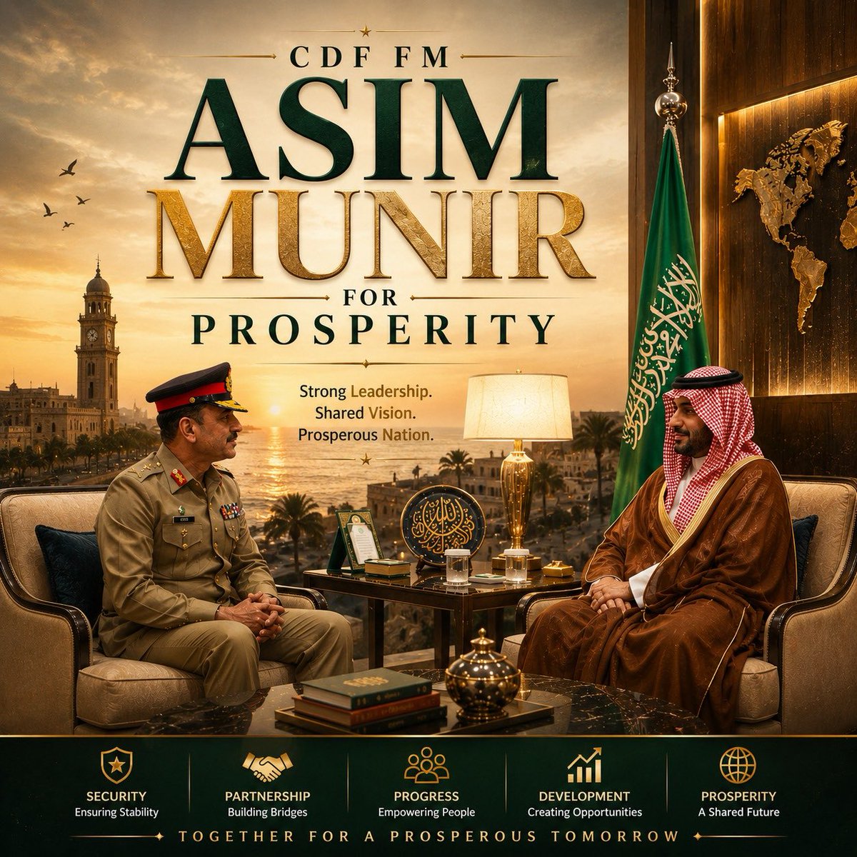 AleezaPizza_'s tweet photo. CDF Asim Munir’s vision highlights that economic resilience grows alongside national security. Stability creates the confidence needed for investment, innovation, and lasting progress.
#استحکام_کی_ضمانت_عاصم_منیر
#CDFForProsperity https://t.co/wIKkyOeqx2