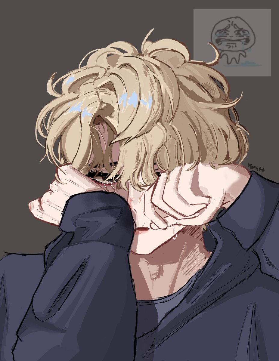vgrntt's tweet photo. idk why i love making my ocs cry am i evil #oc https://t.co/apBWcAqMMo