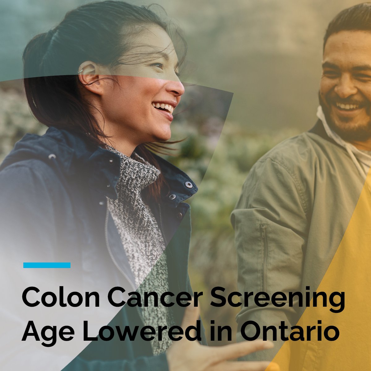 OntarioHealthOH's tweet photo. Ontario has lowered the colon cancer screening start age for average risk people from 50 to 45, expanding access to earlier detection. Learn more: https://t.co/DPaFC4wiEQ
#ColonCancerCheck #CancerScreening https://t.co/paofqR00hL