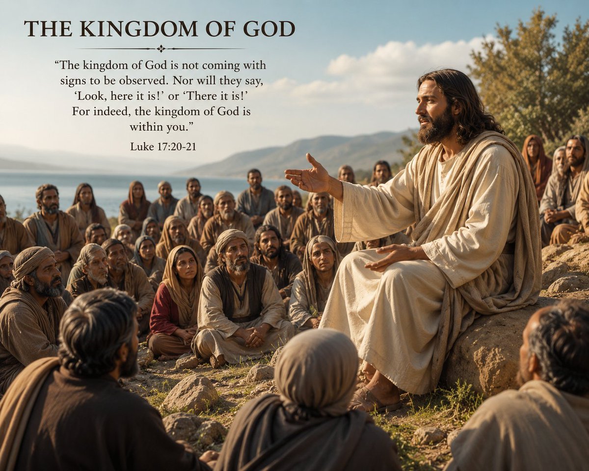 ChinonsoCy1945's tweet photo. And when he was demanded of the Pharisees, when the kingdom of God should come, he answered them and said, The kingdom of God cometh not with observation: https://t.co/OCRZVBuEy5