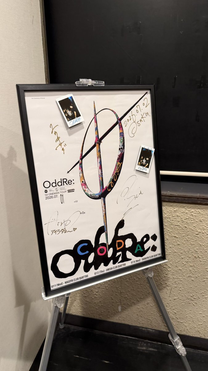 kei__beans's tweet photo. OddRe: 1st ONEMAN TOUR "CODA"
大阪最高でした!!
#OddRe https://t.co/ZMGgQl0SUO