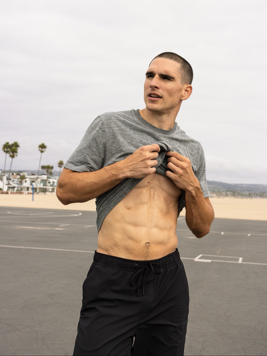 ADCLUBHOUSELA's tweet photo. Summer workouts hit different. 💪 Stay cool and keep showing up in the Adapt Active Tee and Coreline Short. https://t.co/oWqrfn5N39