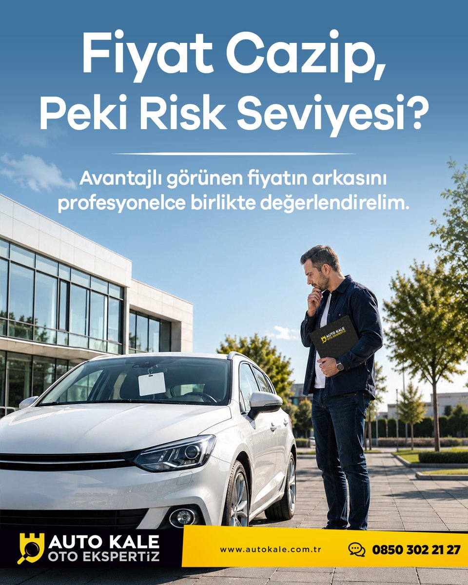 AutoKale's tweet photo. Auto Kale Oto Ekspertiz, satın alma öncesinde aracın durumunu profesyonel olarak değerlendirmenize ve fiyatın arkasındaki tabloyu daha net görmenize yardımcı olur.

#AutoKale #OtoEkspertiz #İkinciElAraç #AraçAlırken #FiyatAnalizi #GüvenliKarar https://t.co/NNoYEr0QyY