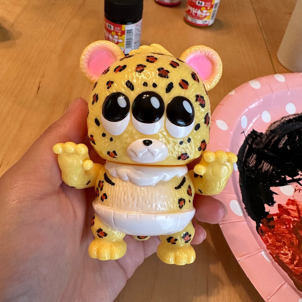 じゃれねこ『3月☆ヒョウ柄×赤ちゃんと一緒♡②』 今回のヒョウ柄と、虎カラーもいつかまた再販したいなぁと思っており