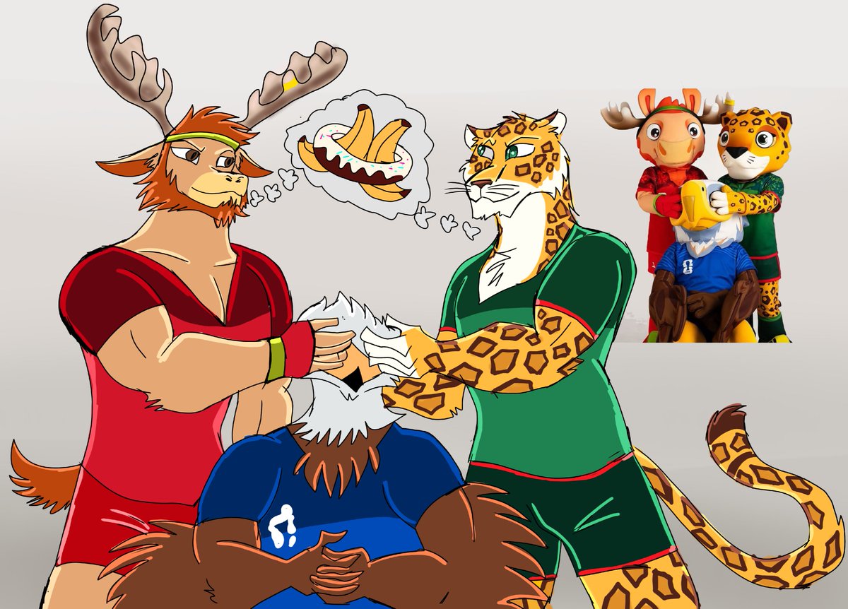 YahyaSobhi3077's tweet photo. The would cup mascots be like >:3 #WorldCupSpare #football #mascots #worldcupmascots #fuury #furruart #art https://t.co/2i3byQijTt