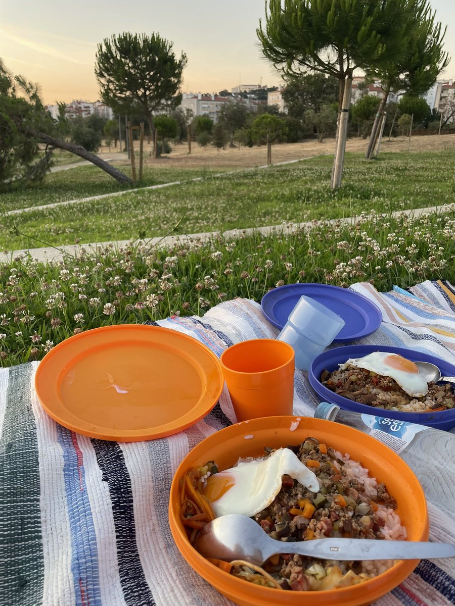 mnvancnd's tweet photo. 連日35℃以上の気温が続くポルトガル🇵🇹

乗り越えるコツは美味しいもの食べてパワーチャージ、少しマシになる夜に外に出て公園でピクニック🧺 https://t.co/SCDv7tW7ug