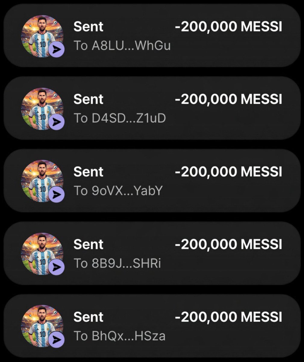 MessiXMeme's tweet photo. Every wallet gets 200,000 $MESSI 🪂 

Drop your Solana $Sol Address &amp; RT ♻️ 

First 555 wallet ⬇️ #Airdrop https://t.co/FYGjTe6V6J