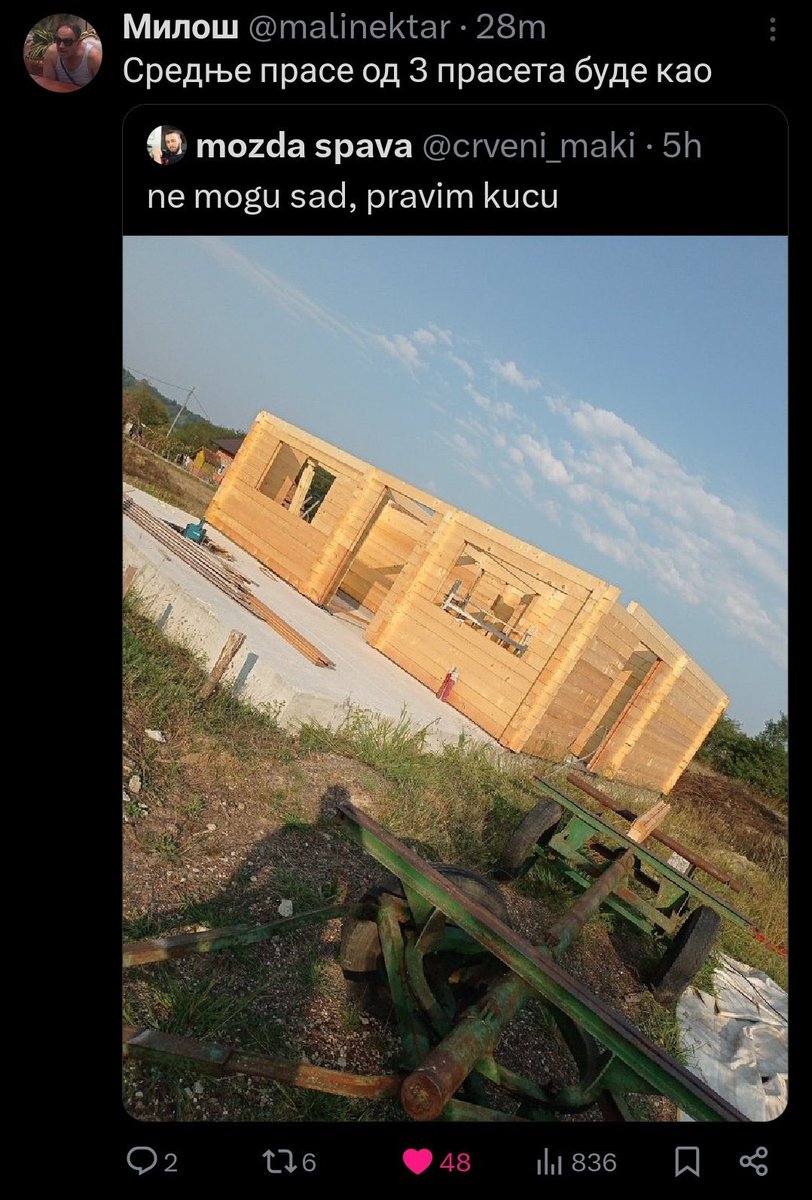 L2T92's tweet photo. Uvek me ubije što i u toku vređanja Милош piše za tvoju kuću respekt.😭 https://t.co/ezRYCE1Pg8