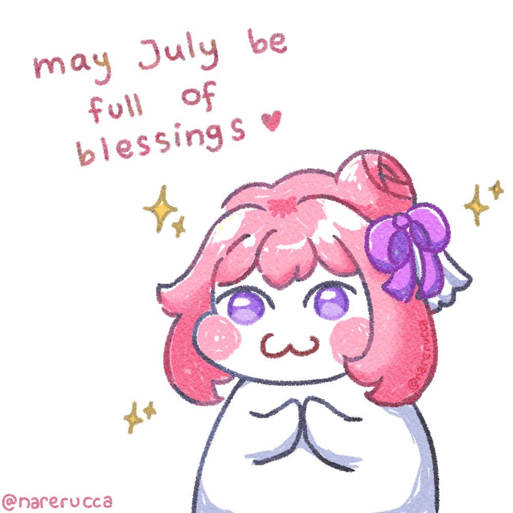narerucca's tweet photo. Wishing you a July full of blessings!
#doro https://t.co/aQrnIlYhfS