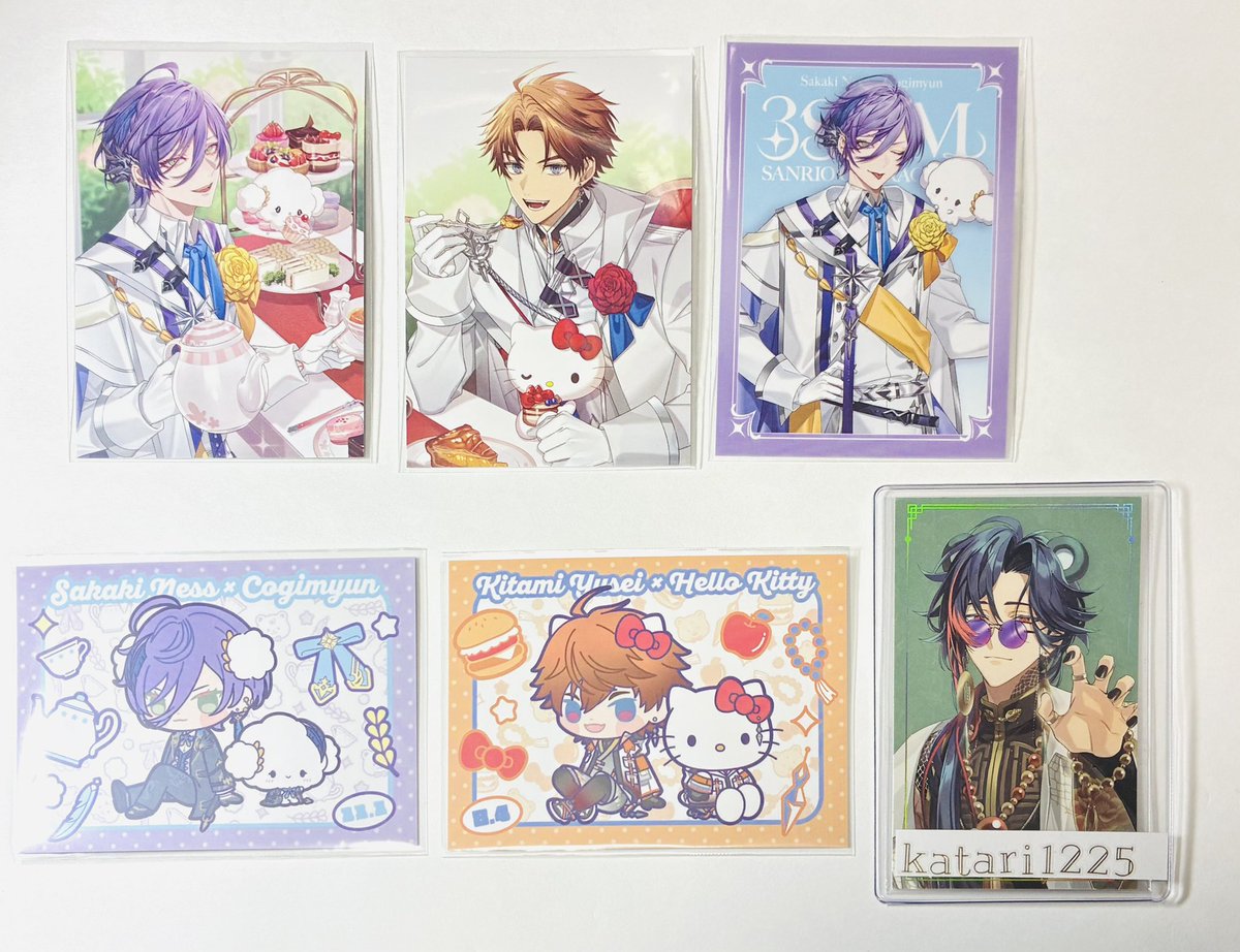 katari1225's tweet photo. 【交換希望】にじさんじ 3SKM サンリオ コレクションカード 

譲:画像1
求:画像2(♾)

郵送にて交換希望です。
検索からもお気軽にお声かけ下さい🙇‍♀️ https://t.co/iiYs6pRLIq