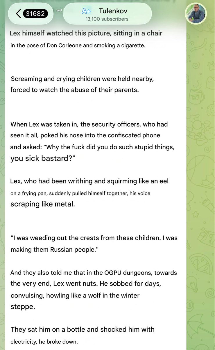 JalopenoF1's tweet photo. Russian soldier Daniil Tulenkov tells how to make children as russians by making war crimes in Berdyansk. This is who russians are. This is russian culture. https://t.co/25jqatgBkP