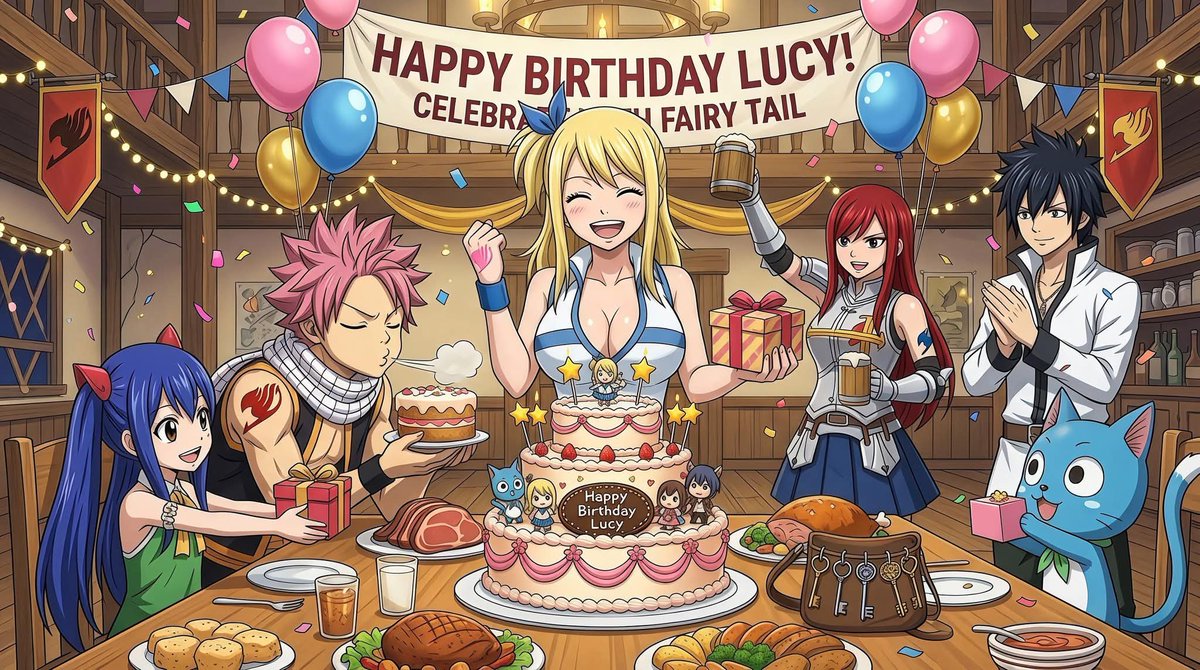 xLucyHeart's tweet photo. "Hi, minna! Thank you all again for the birthday wishes and I had a wonderful day yesterday too! 
😊🎂🎈" https://t.co/W8pAunmERF