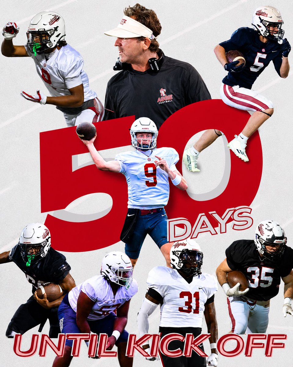 RecruitTate's tweet photo. 50 Days Until Showtime!! https://t.co/nf9FfQAmMw