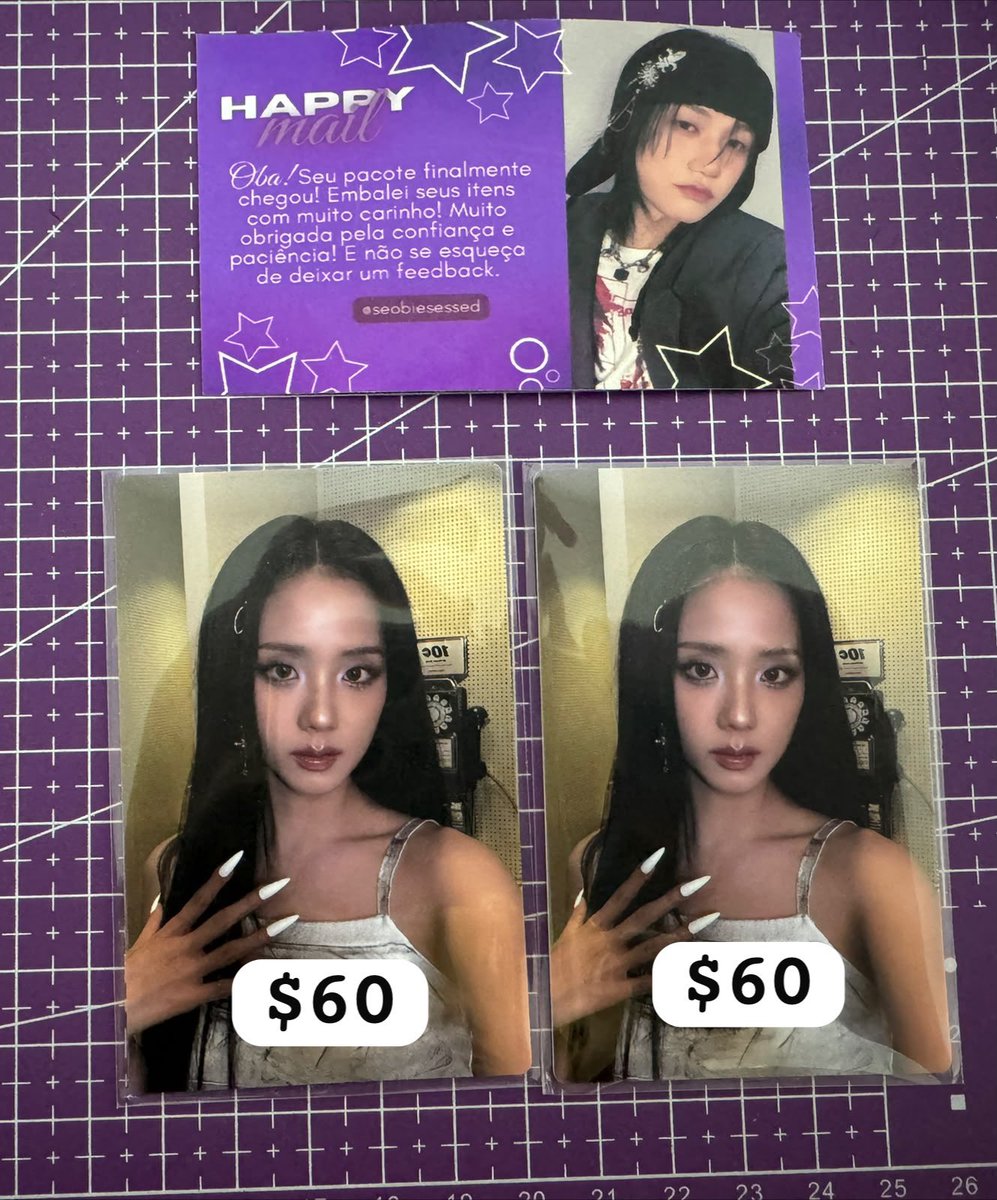 seobiesessed's tweet photo. * VENDO / VENDA jisoo eyes closed qq music. 
* ⁠envio por superfrete 
* ⁠valores na imagem 
* ⁠feedback no fixado.

🏷️ jisoo jennie lisa rosé blackpink photocard https://t.co/ZfAyP4dnn2