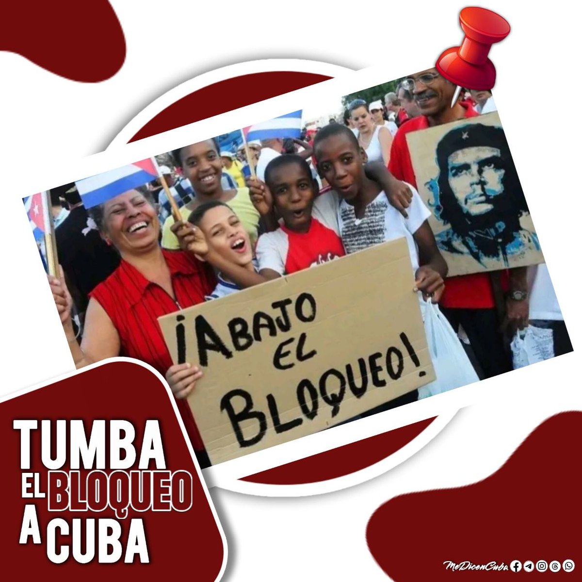 cubacooperaven's tweet photo. Unidos por una causa justa. La voz de nuestro pueblo se alza con fuerza: ¡es hora de poner fin a una política que busca asfixiar nuestra dignidad! Exigimos justicia y el cese inmediato de una medida injusta.  #TumbaElBloqueo #Cuba #NoMasBloqueo https://t.co/2Dj31FY6mZ