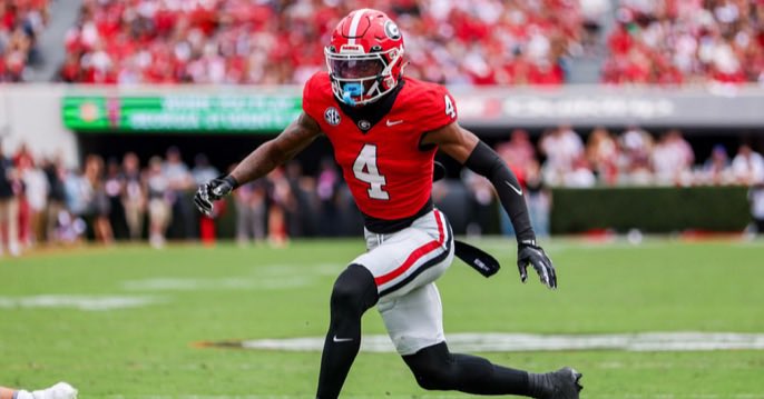 DawgsHQ's tweet photo. It’s year three of KJ Bolden starting at Georgia. He was named a preseason All American this week. Bolden could be looking to go grab the Thorpe Award in 2026. Here’s the summer intel around a bigger, more explosive playmaker. #GoDawgs

Bag of Bones: https://t.co/l3msKKJR7m https://t.co/Kd3puUJIib